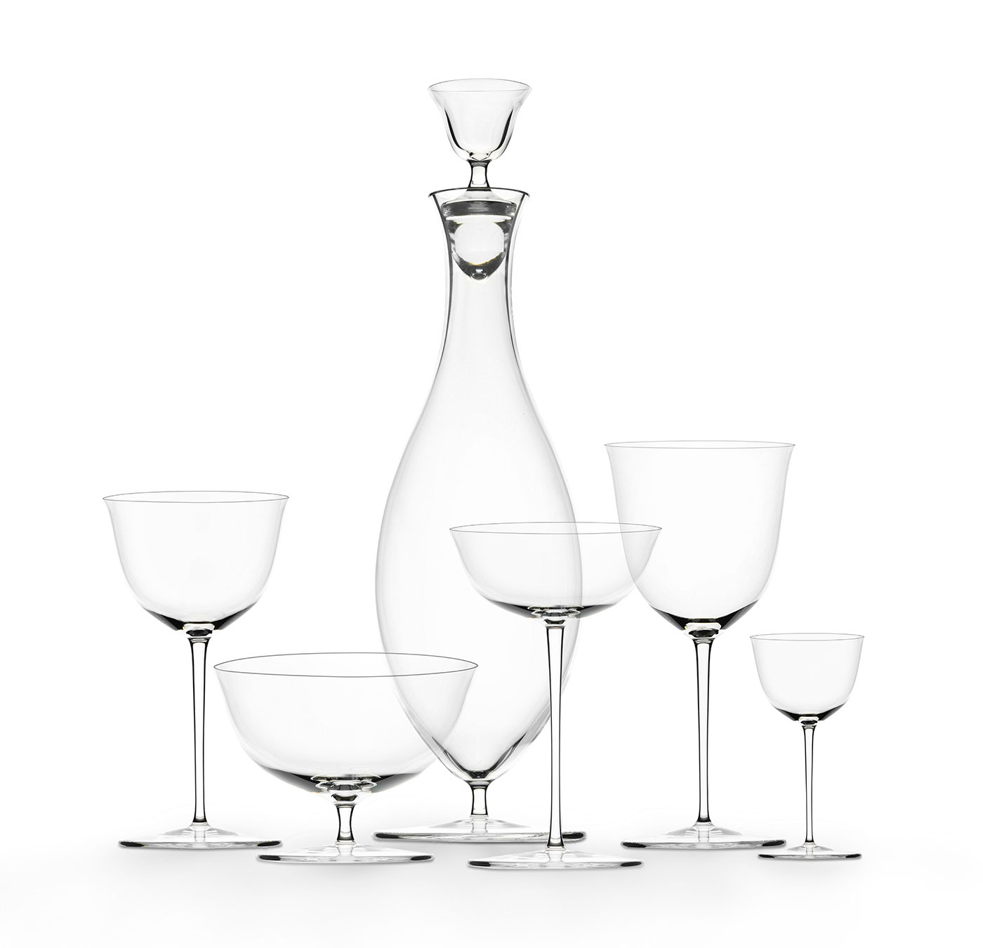 Patrician Drinking Set No. 238 Tall Champagne Flute by Josef