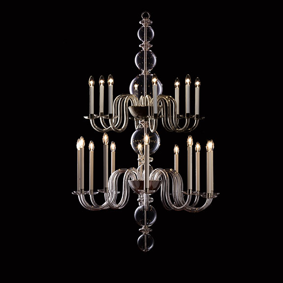 20-light Schloss Hof chandelier LOBMEYR