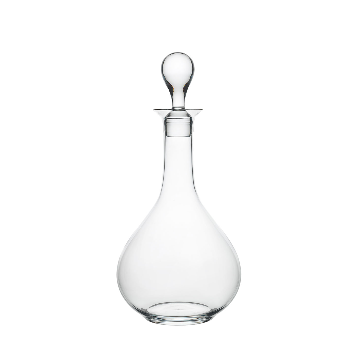 Wine decanter with on sale stopper