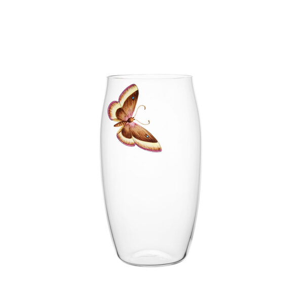 TS279GM Beer tumbler painted butterflies B