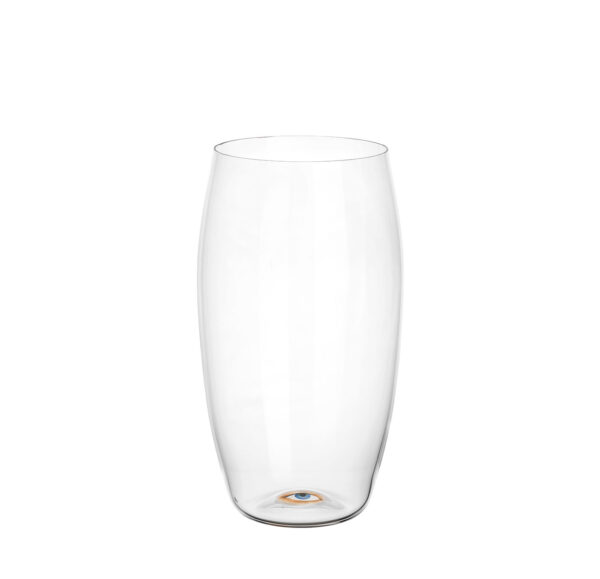 TS279GM Beer tumbler with painted eye on the bottom
