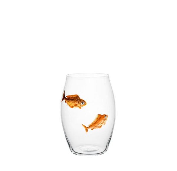 TS279GM Tumbler convex painted fish C