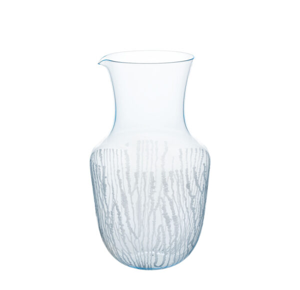 TS267GR Water pitcher 12 light blue Moiree