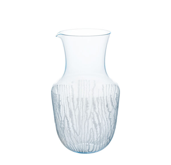 TS267GR Water pitcher 12 light blue Moiree