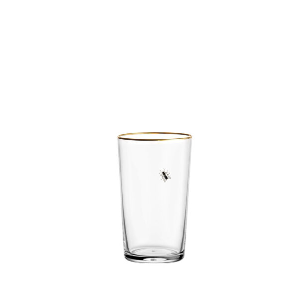 TS4GM Champagne tumbler Fly+gold rim