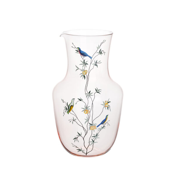 TS267GM Water pitcher 04 rosalin Garden of Paradise 3 birds