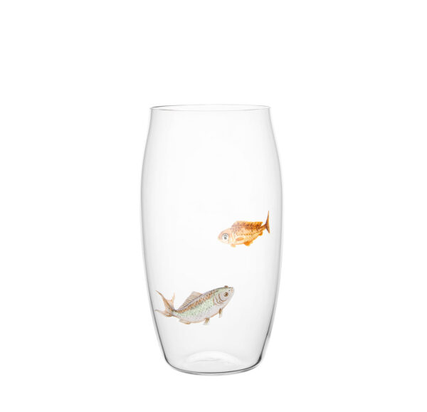 TS279GM Beer tumbler painted fish C