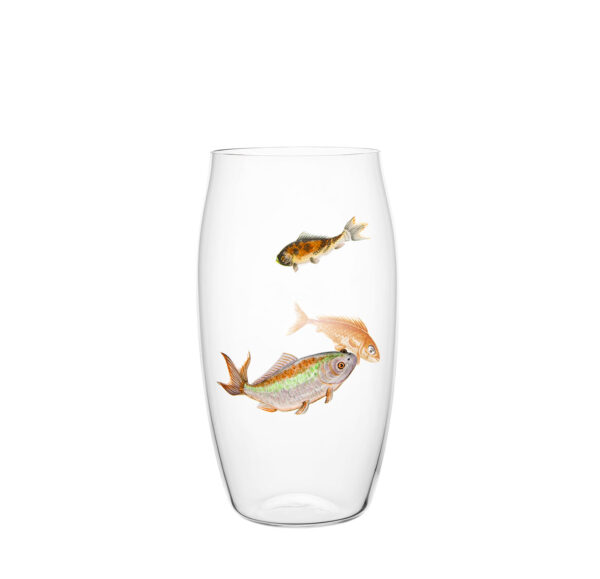TS279GM Beer tumbler painted fish D