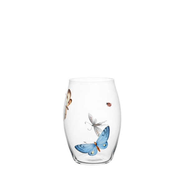 TS279GM Tumbler convex painted butterflies D
