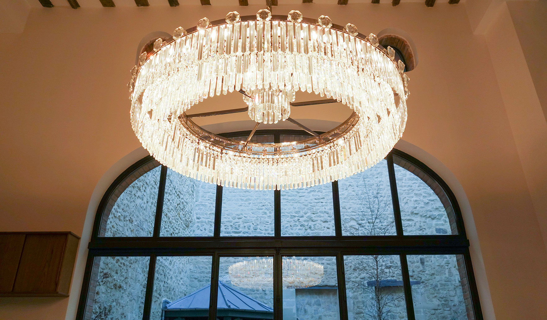 A Prückel chandelier in a Paris home