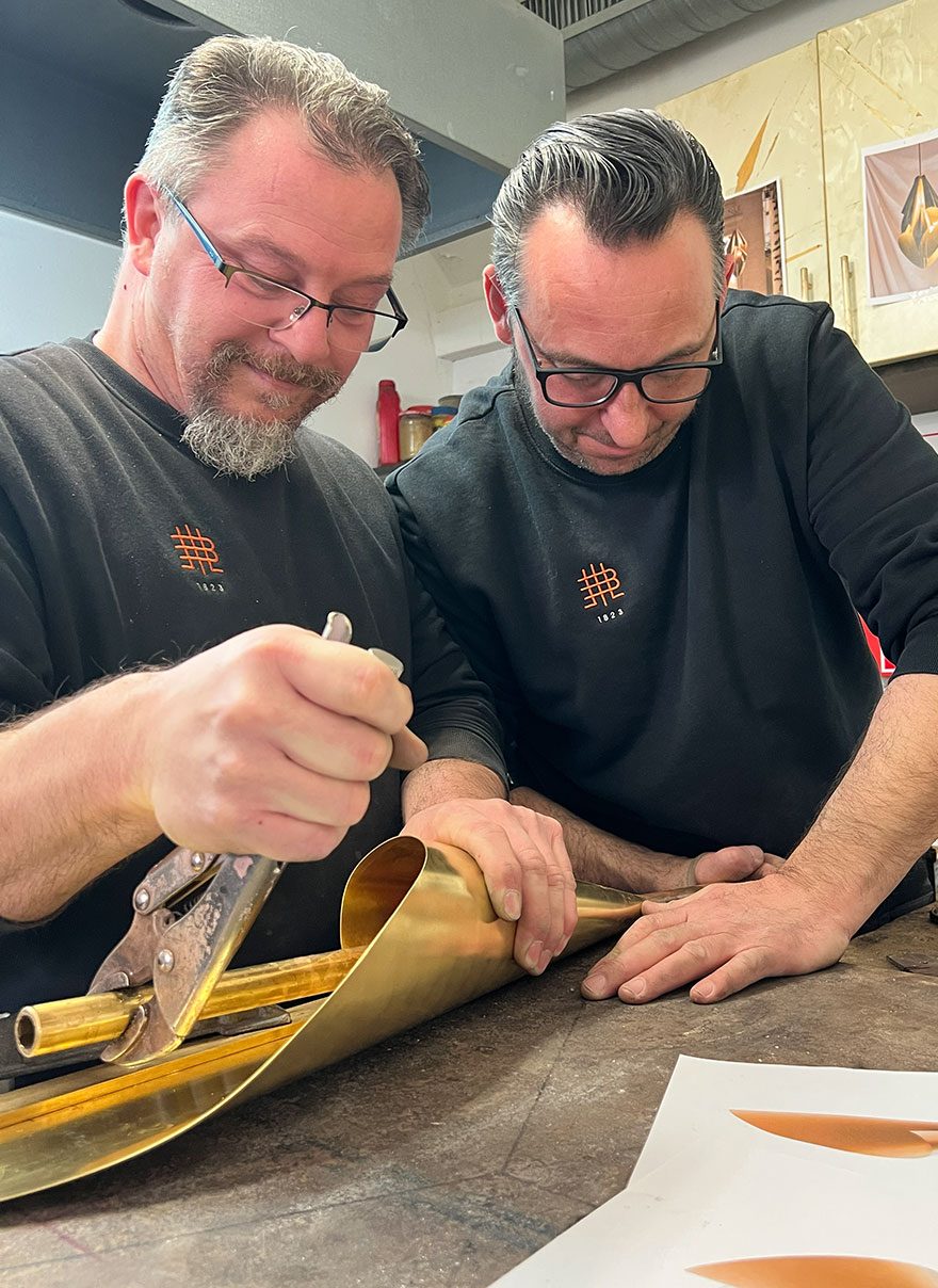 Curling up an Orchid leaf